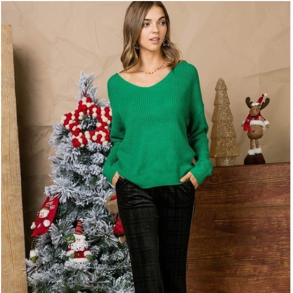 Twist Back Sweater - Picture 2 of 5